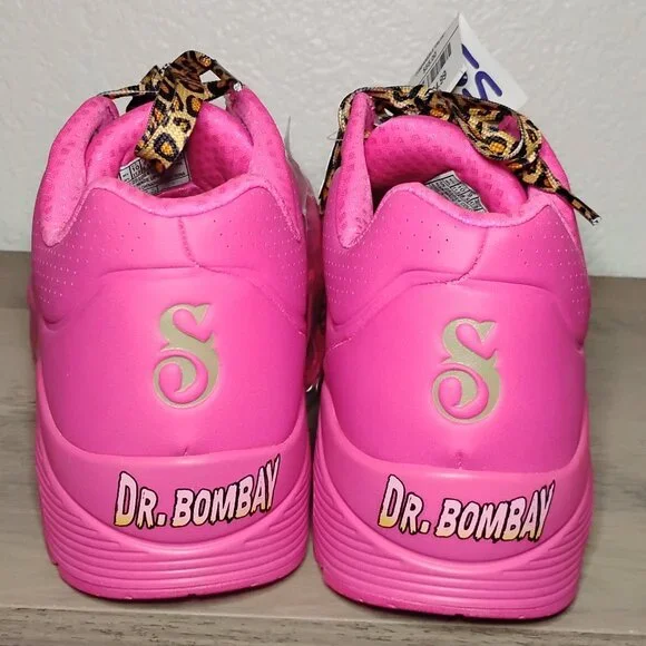 Skechers Uno Dr. Bombay Snoop Dogg Pink Lifestyle Sneakers Shoes - Picture 7 of 9